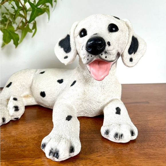 Castagna DALMATIAN Puppy Dog Made in Italy Resin Statue Vintage - Picture 8 of 10